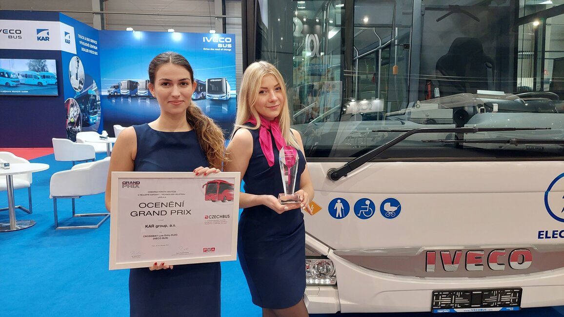 Ocenění Grand Prix Czechbus 2023 pro Iveco Crossway LE Elec