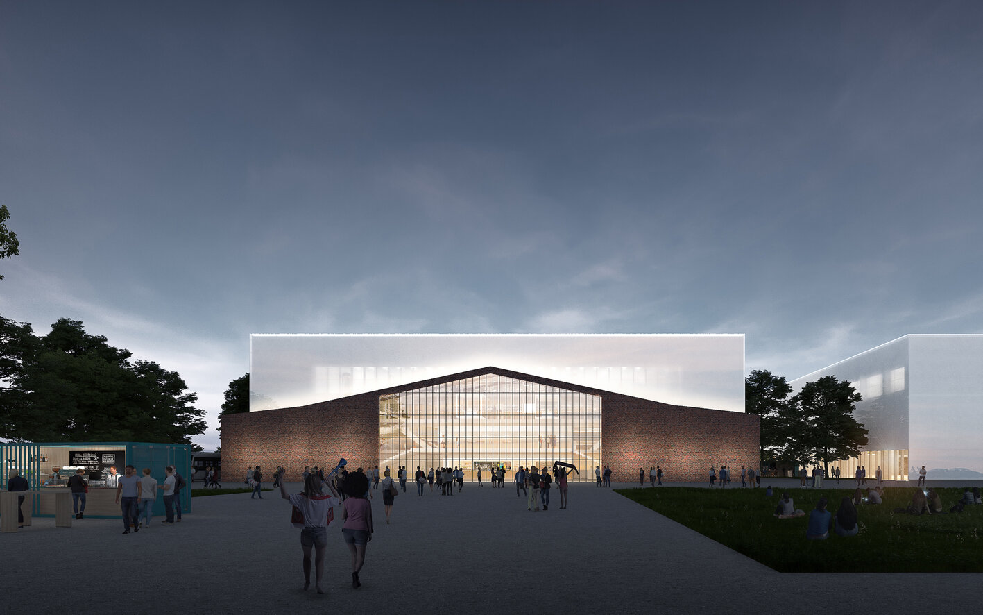 Aktualizovaná verze projektu Multifunkční sportovní haly Ostrava představena na včerejším zastupitelstvu